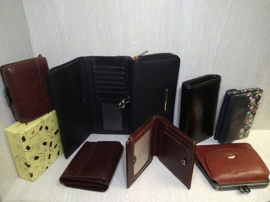 Кошелёк женский,портмоне,визитница,кожа,обложка,монетница,шоппер,сумка