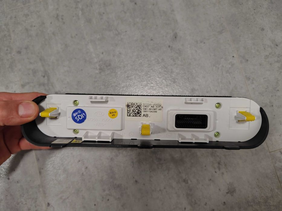 panel klimatyzacji kia stinger