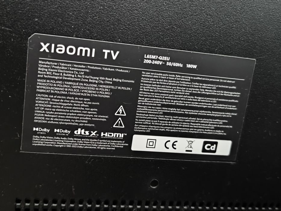 TV Xiaomi 65 QLED GoogleTV