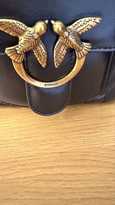 Шкіряний рюкзак Pinko. Оригінал