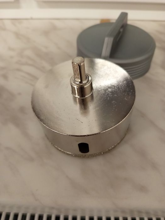 Otwornica Diamentowa 90mm Silver do Gresu, Szkła i Ceramiki