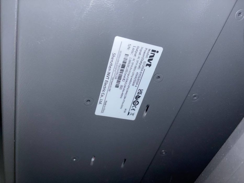 Частотный преобразователь invt 45/55квт, 37/45квт, 4квт