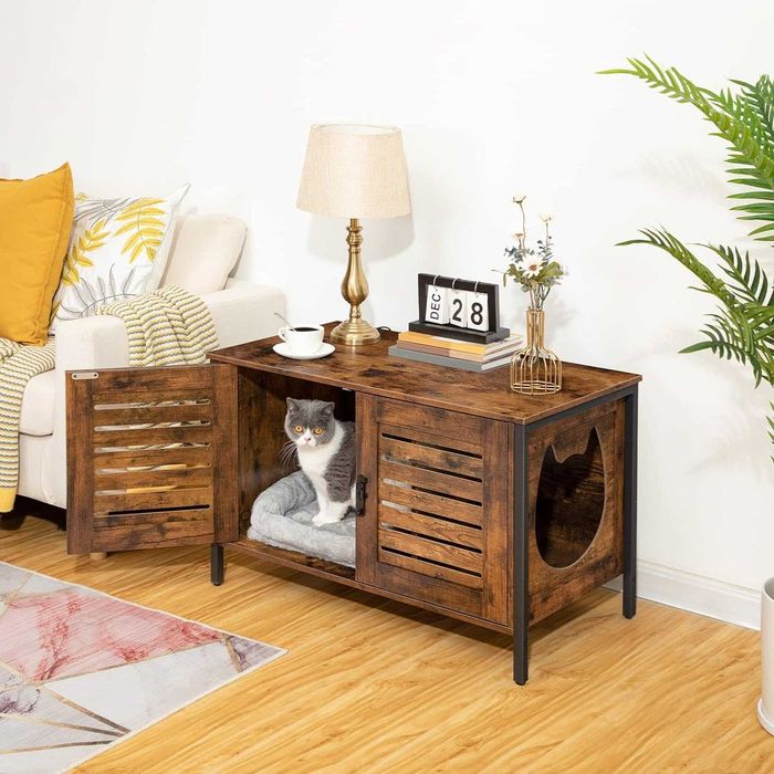Casota cama de gato / pequenos animais / caixa de areia - ENVIO GRÁTIS
