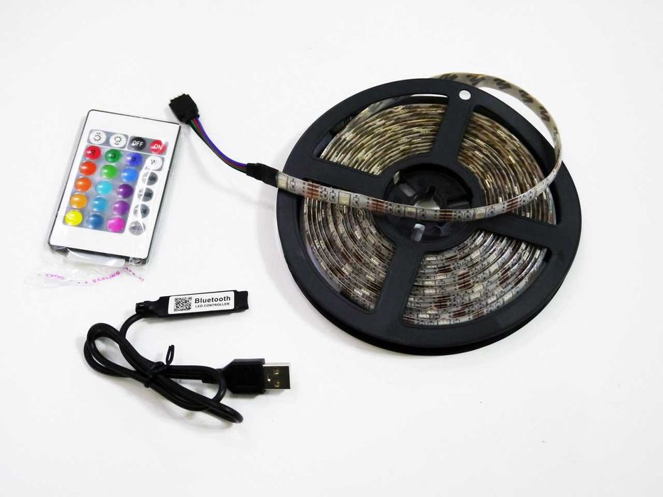 От павербанка работает! Светодиодная лента, LED стрічака с USB.