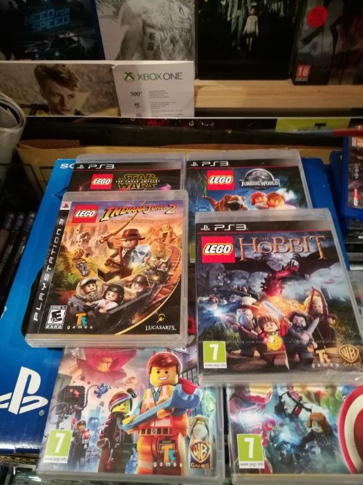 Lego Indiana Jones 2 Move Hobbit Avengers Jurassic world ps3 xbox 360