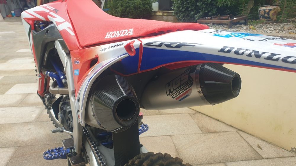 Crf250r 2018 com 80hrs. Cheia de marerial...Rekluse...HGS...RACETECH..ATHENA 290cc
