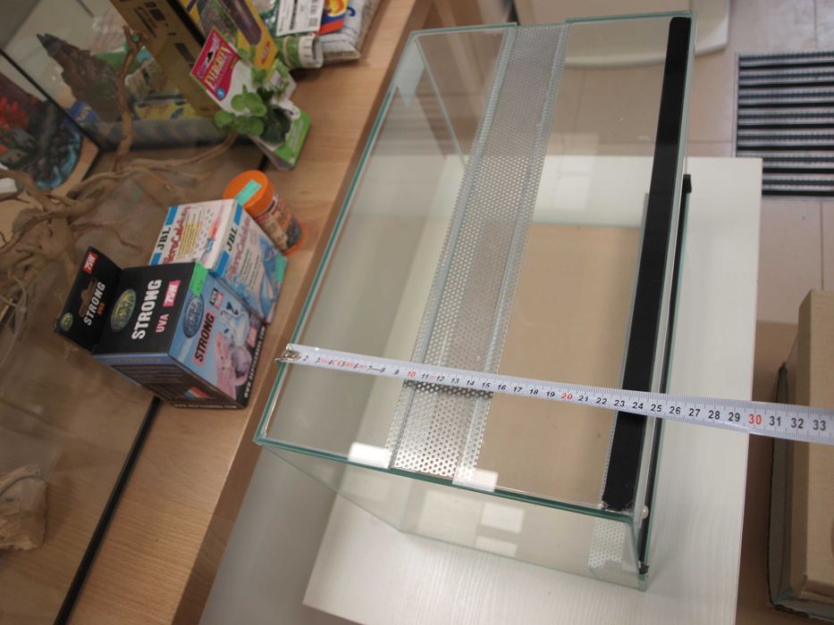 Terrarium szkło 40x25x30