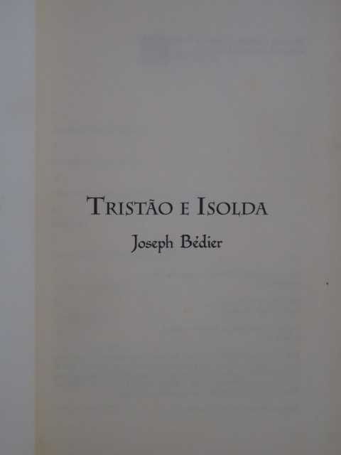Tristão e Isolda de Joseph Bédier