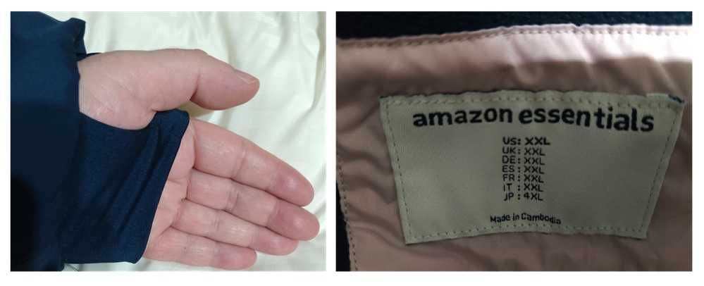 Amazon Essentials Casaco acolchoado Tam XXL