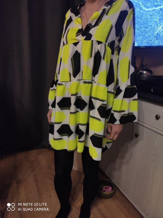 Sukienka# neon oversize