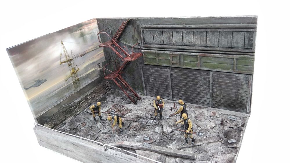 Диорама для масштабных фигурок. Моделизм. Макеты. Виньетки