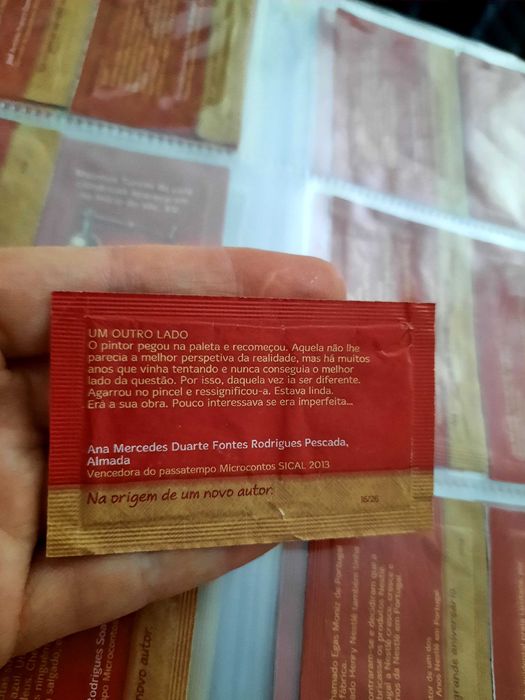 Pacotes de açúcar Sical "Na origem de um novo autor"