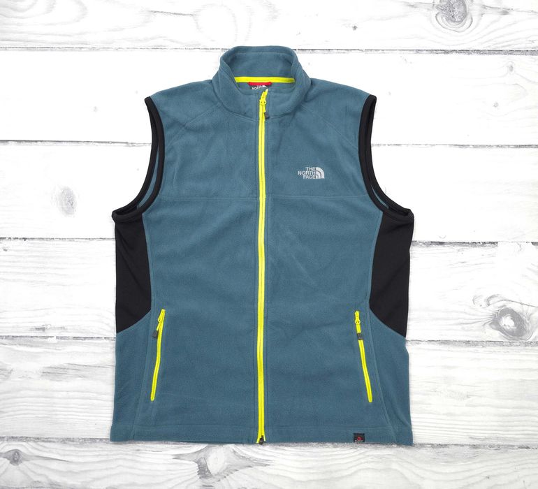 THE NORTH FACE Męska Kamizelka Polarowa Bezrękawnik Szara L Igła