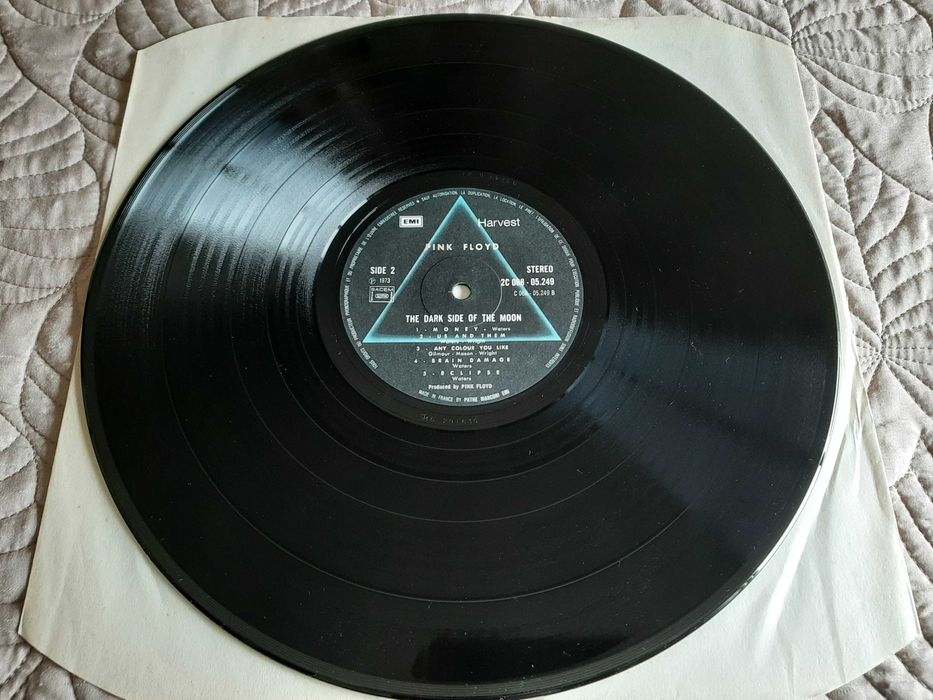 Pink Floyd - Dark Side of The Moon - França - Vinil LP (posters e sticker)