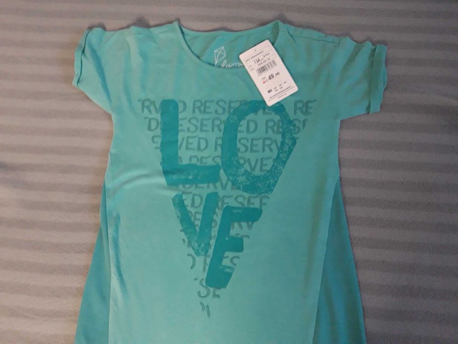 Sukienka t-shirt dla dziewczynki Reserved 134