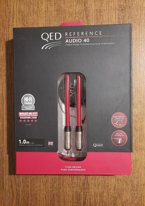 Qed Reference Audio 40 міжблочний кабель RCA  1м