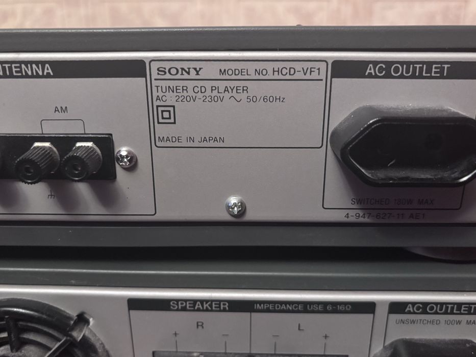 Стереоусилитель Sony TA-VF1 и тюнер Sony HCD-VF1