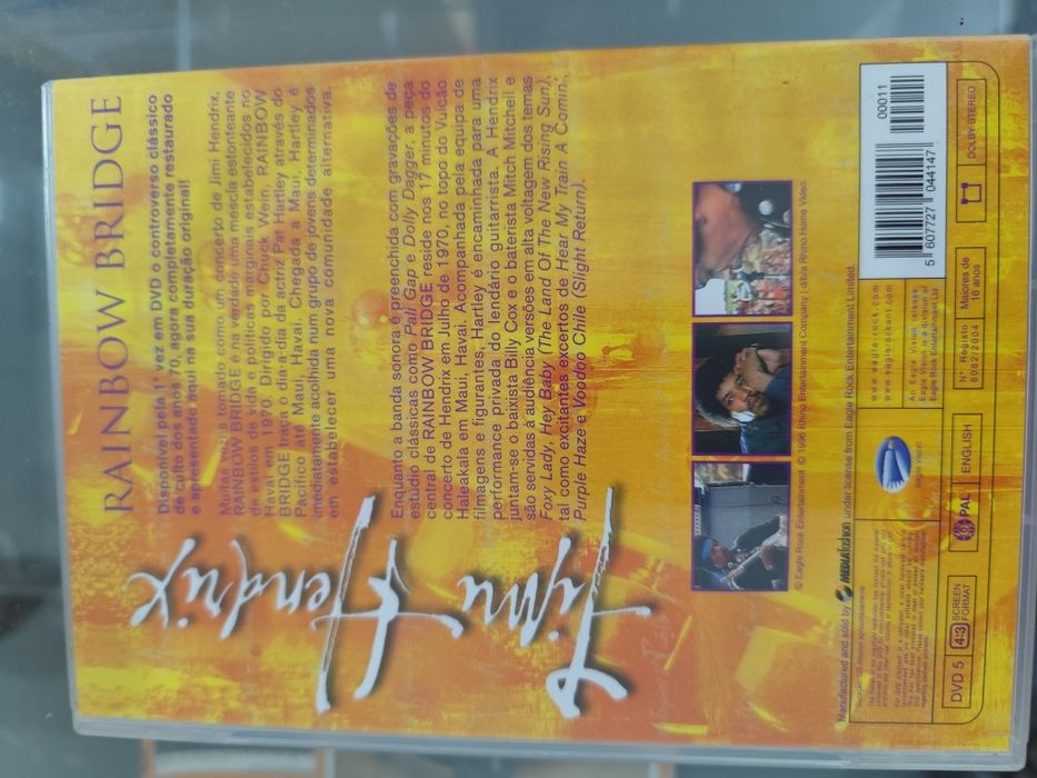 DVD Jimi Hendrix Rainbow Bridge LIVE