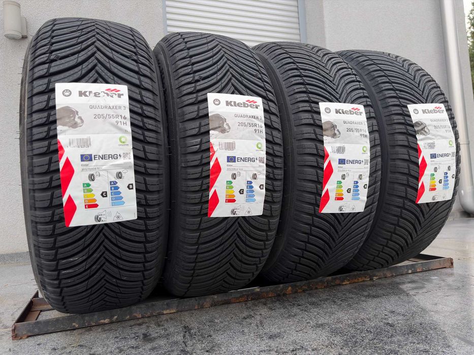 x4 całoroczne 205/55R16 Kleber Quadraxer3 91H prod. 2026 rok! C,B,69DB gwar