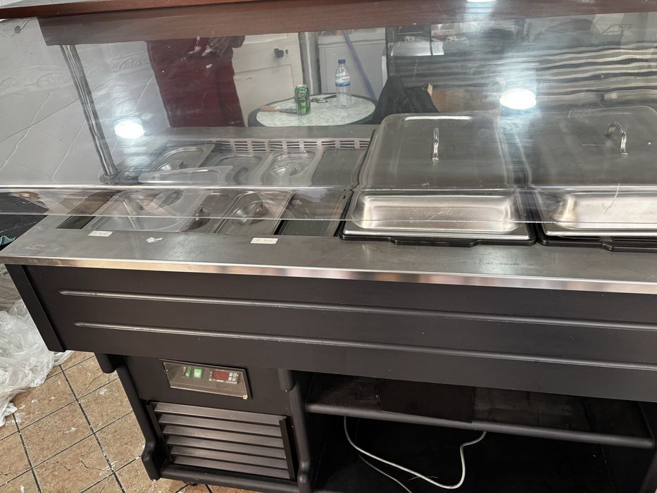 Vitrine rechaud restaurante (para manutencao)