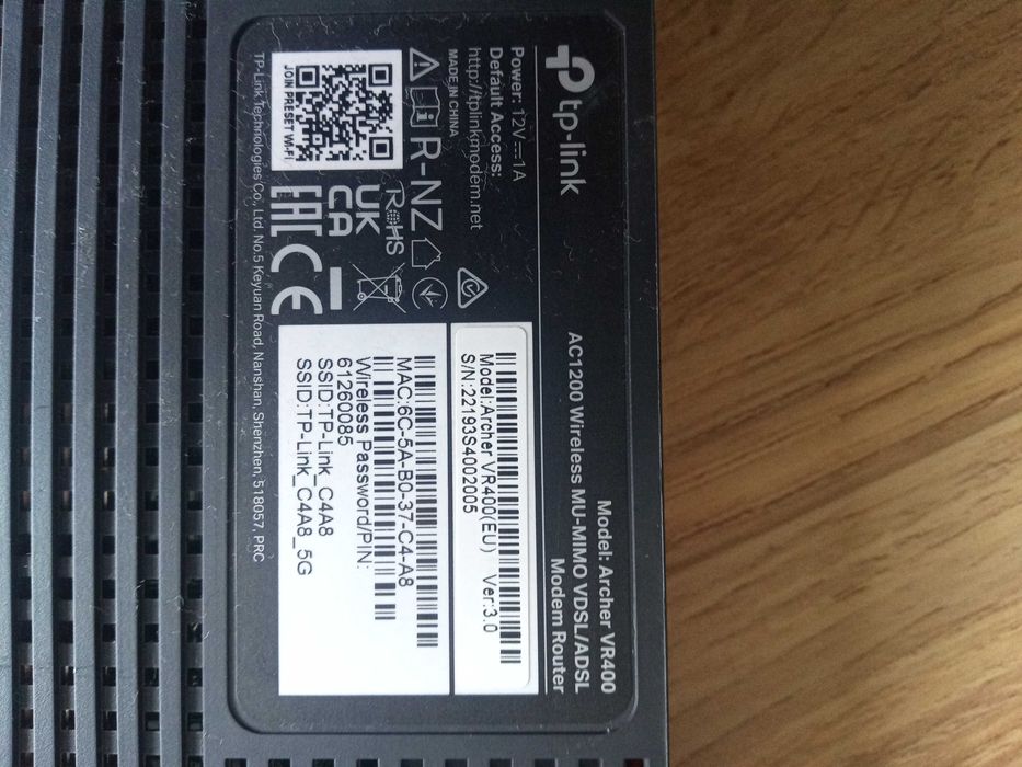 ruter TP-LINK Archer VR400
