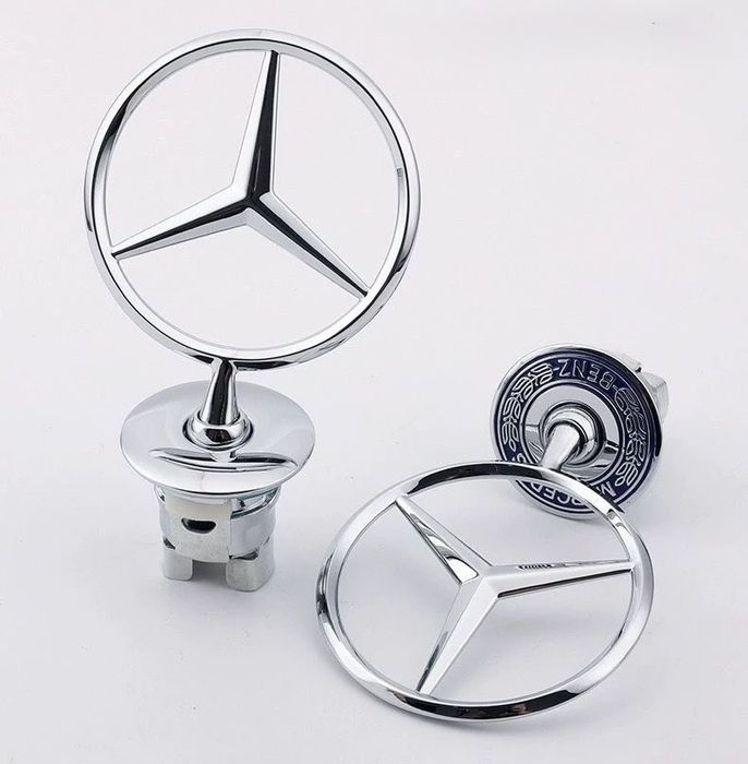Емблема Mercedes приціл значок в капот Мерседес, штерн в капот