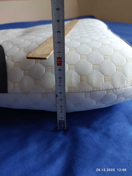 Ортопедична подушка 900 грам! 65х40 см Холлофайбер