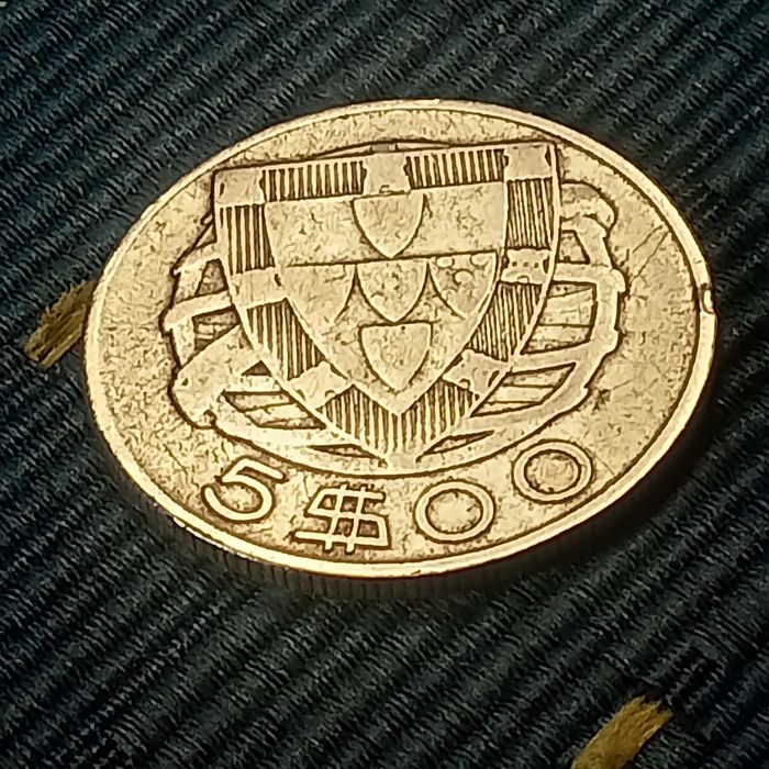 moeda 5.00 prata ano 1940