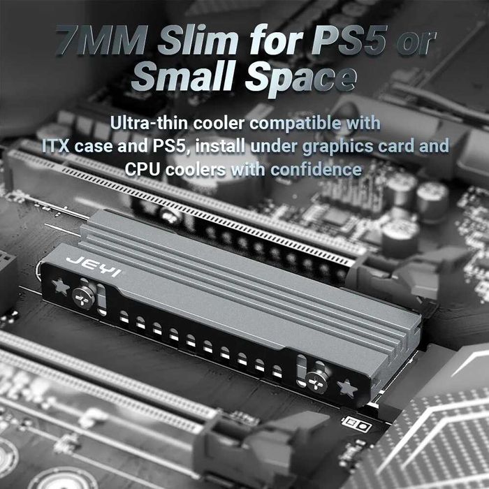 Радіатор JEYI для SSD M2 2280 NVME Heatsink (Новий)