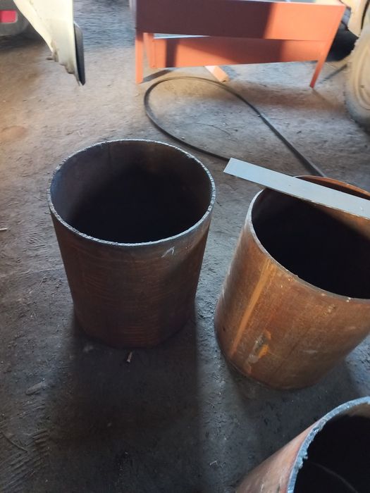 Труба.Заготовка на буржуйку товстостенна.