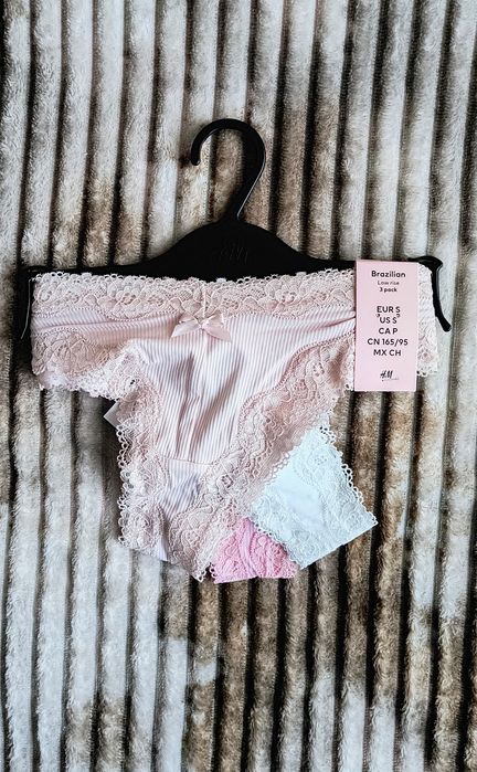 Bielizna Damska H&M Nowa Trzypak