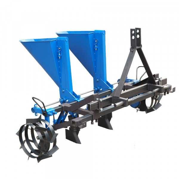 Часникосаджалка 2-рядна (для мінітрактора) (ланцюї  ложкою Ø34, Ø24,5)