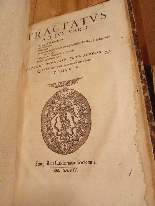 Starodruki 1607 Korpus Prawa Cywilnego 5/5 - Justynian - Feudalizm
