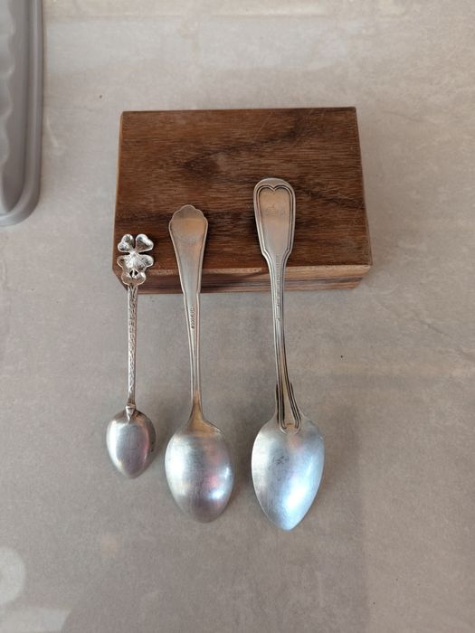 Srebrne Sztućce Stare z Próbą 800