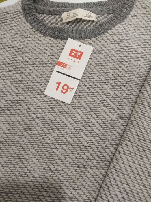 Camisola menino em malha 7 anos - Nova