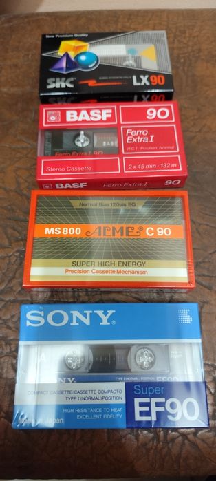 Аудиокассеты SONY / BASF / SKC /ACME