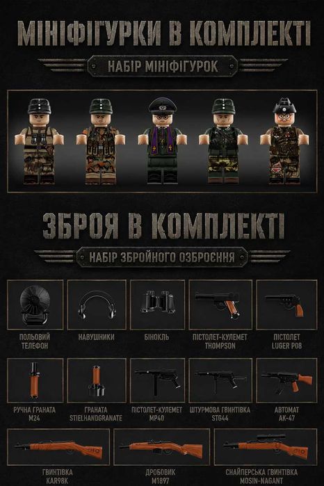 Конструктор Waffenträger E-100. 2036 деталей. 1:28 масштаб. 12GO 97017 Надважкий винищувач танків