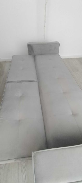 Sofá-cama veludo 3 lugares - Belliani