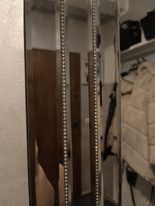 Lustro Glamour srebrne cyrkonie