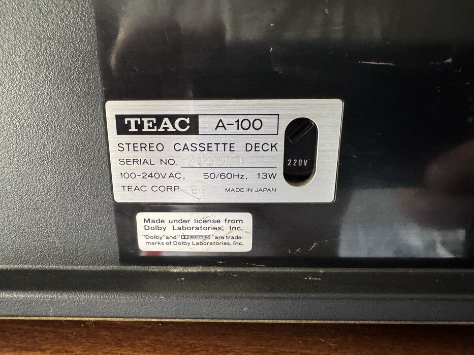 Magnetofon TEAC A-100