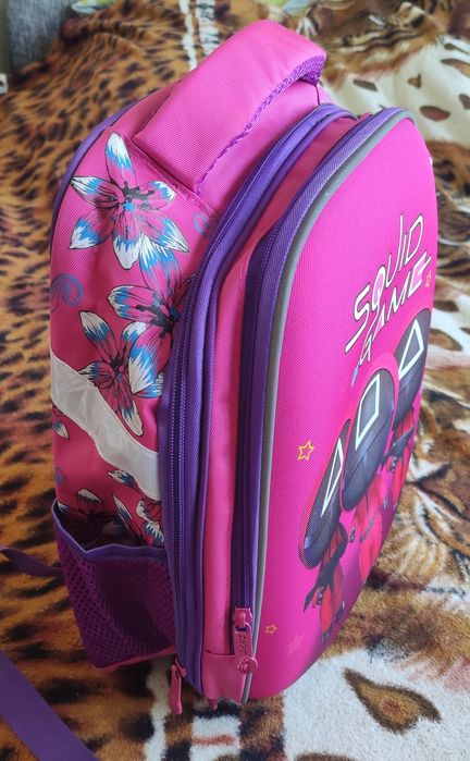 Школьный рюкзак "Игра в кальмара" для девочки