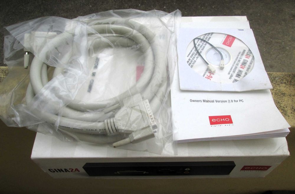 Interface áudio Echo Gina 24/96