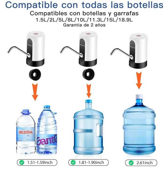 Dispensador de Agua Garrafão de 5 a 20L, Bomba de Agua Eletrica