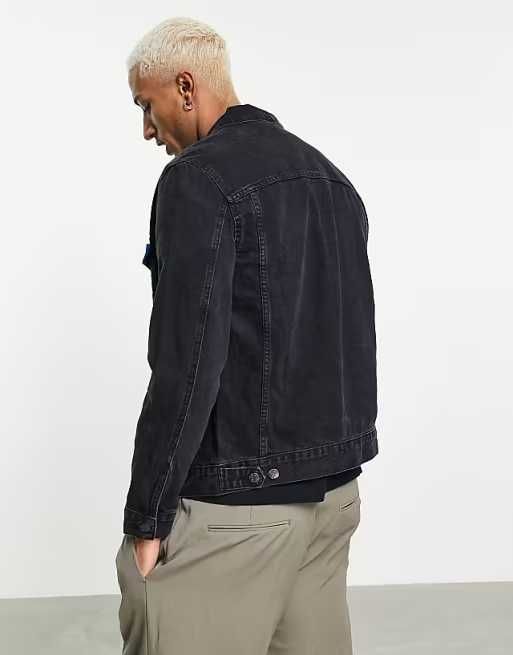 Мужская джинсовка Bershka, джинсовая куртка