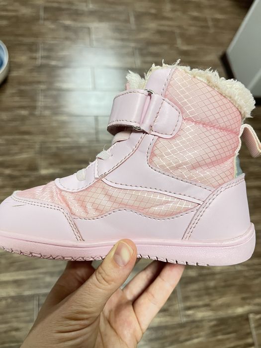 Зимові чоботи  25 р, босоногі, barefoot для дівчинки