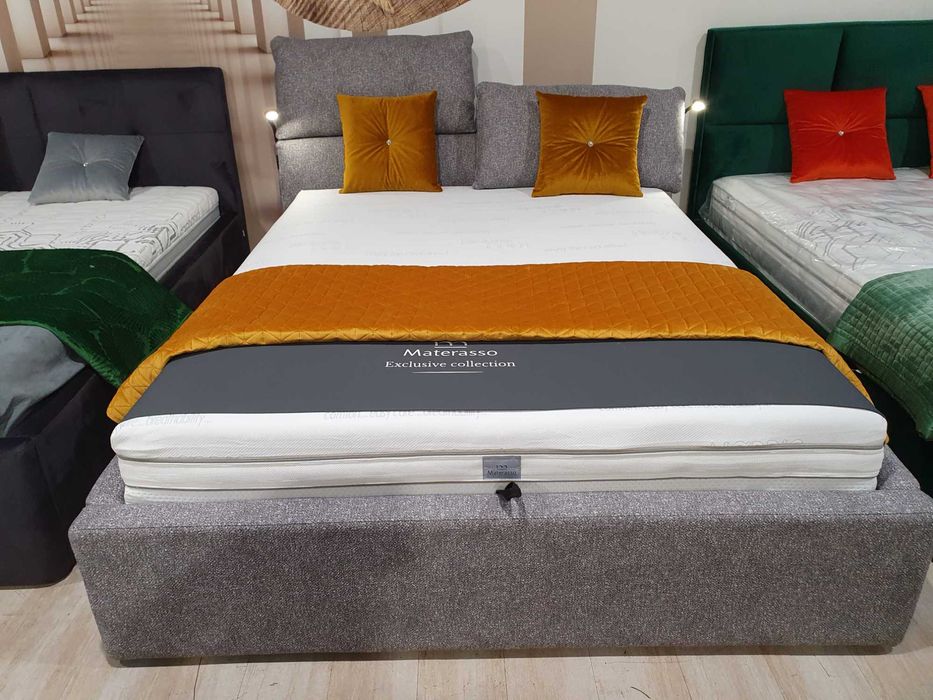 MISTY Łózko 160/200 z poje.na pościel+ 2 x lampka Wajnert Promocja 20%