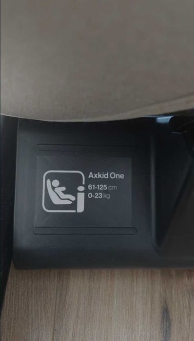 Fotelik samochodowy axkid one isofix 61-123 cm, 0-23 kg