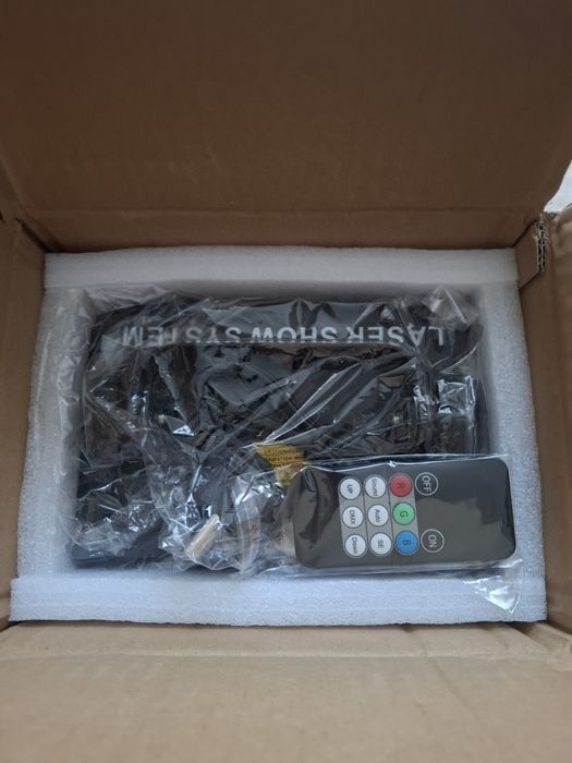 Laser Alien 500mW RGB nowy, pilot