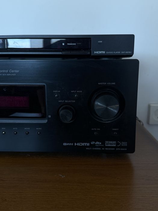 Zestaw kina domowego Sony 5.1 - STR-DG510 + 2 x SS-F6000P + 2 x SS-SR3000P + odtwarzacz DVD