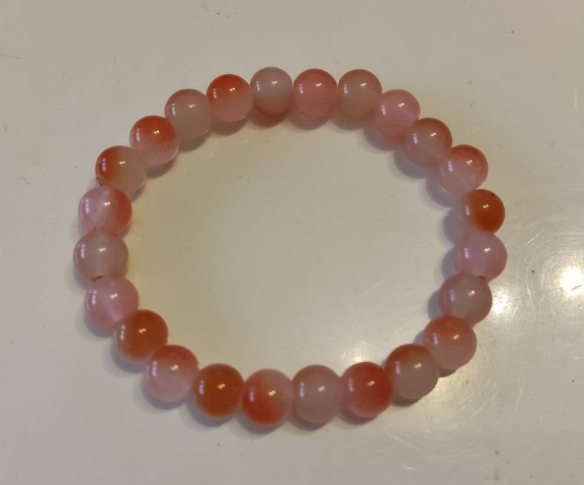Bransoletka z koralików na gumce handmade